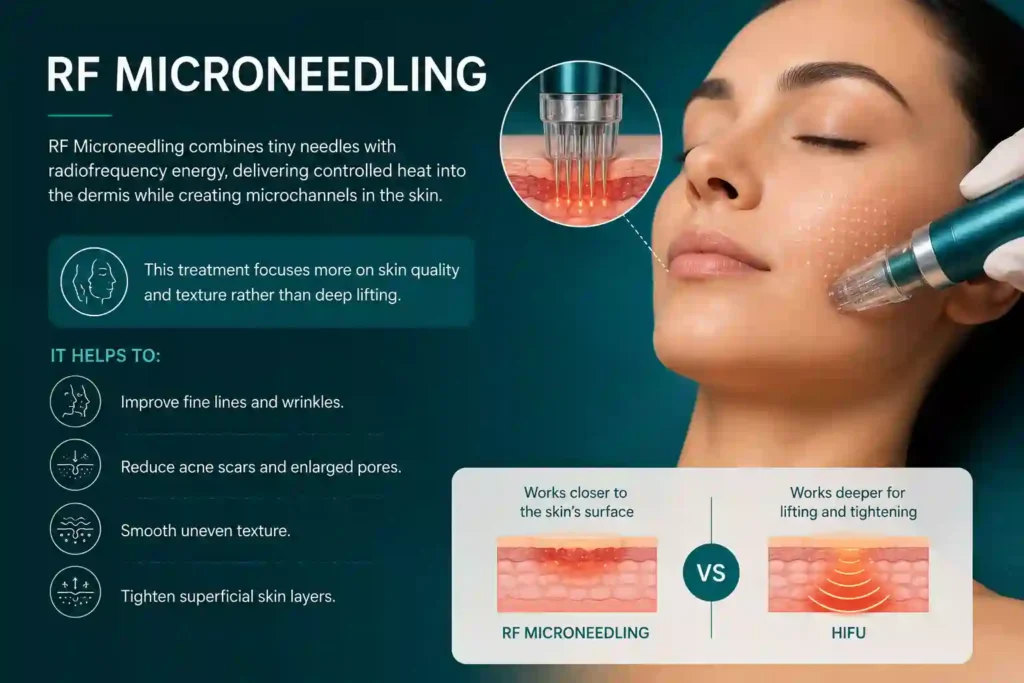 What Does RF Microneedling Do That HIFU Alone Cannot Banstead