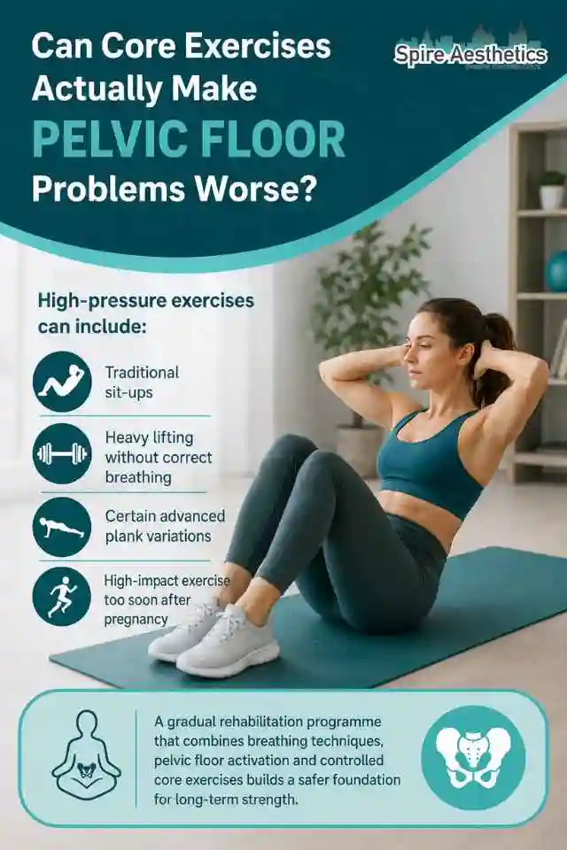 Can Strengthening Your Core Alone Actually Make Pelvic Floor Problems Worse Banstead?